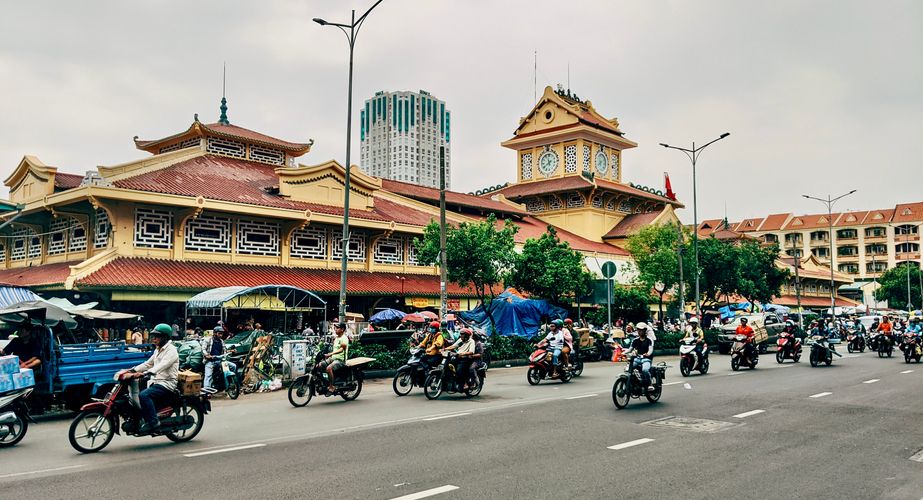 Straten Ho Chi Minh stad